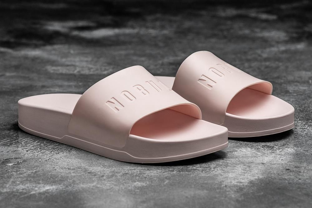 NOBULL Men's Slides - Blush - Ireland (9258VFJON)